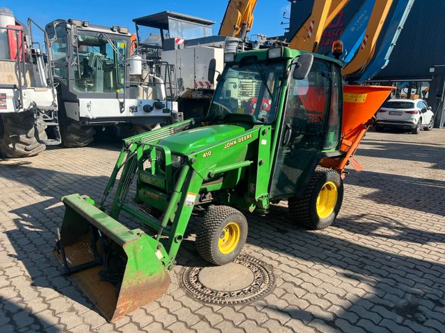 John Deere 4010 / Allrad / Frontlader / Salzstreuer /