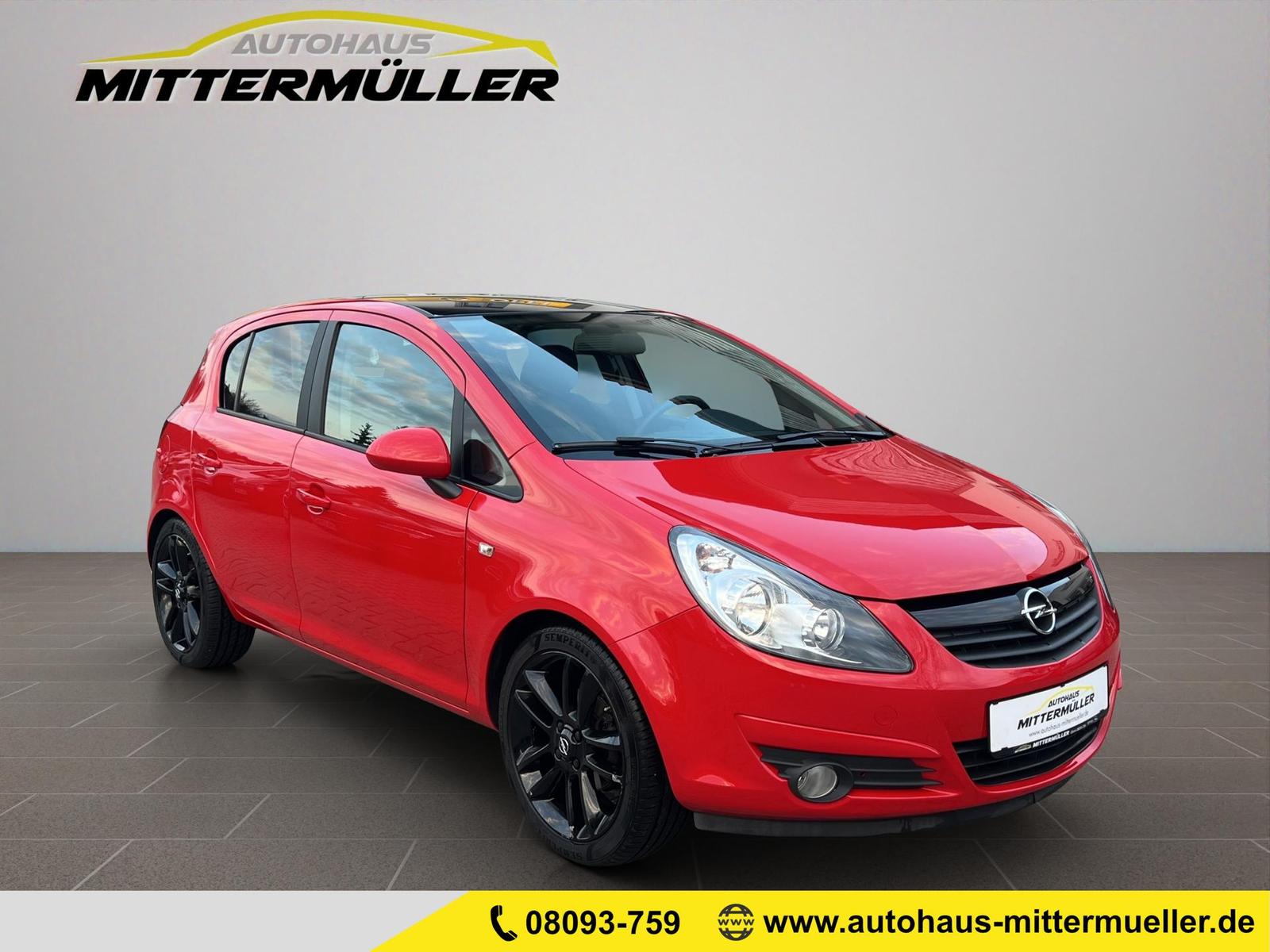 Opel Corsa Color Edition 1.4 1. hand 8-fach bereift