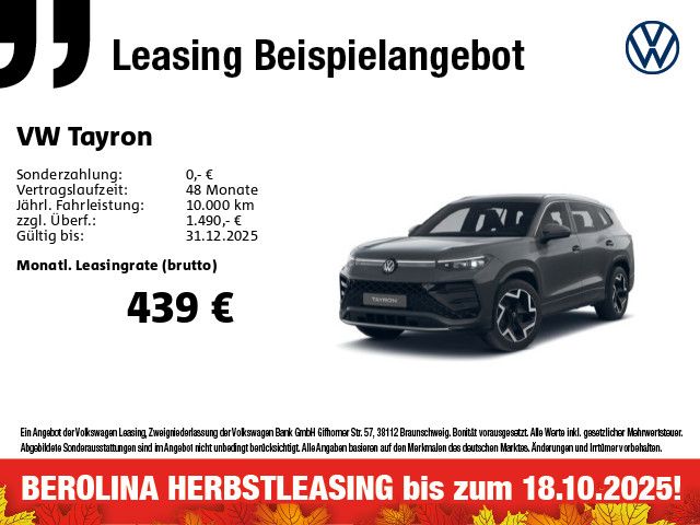Volkswagen Tayron 2.0 TDI 110 kW R-Line