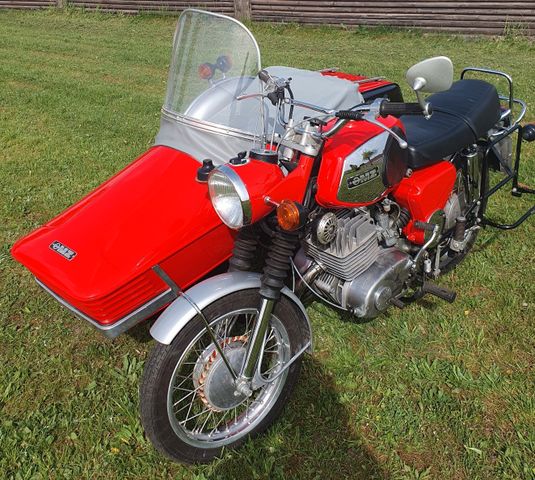 Mz TS 250 Gespann Oldtimer H-Kennzeichen