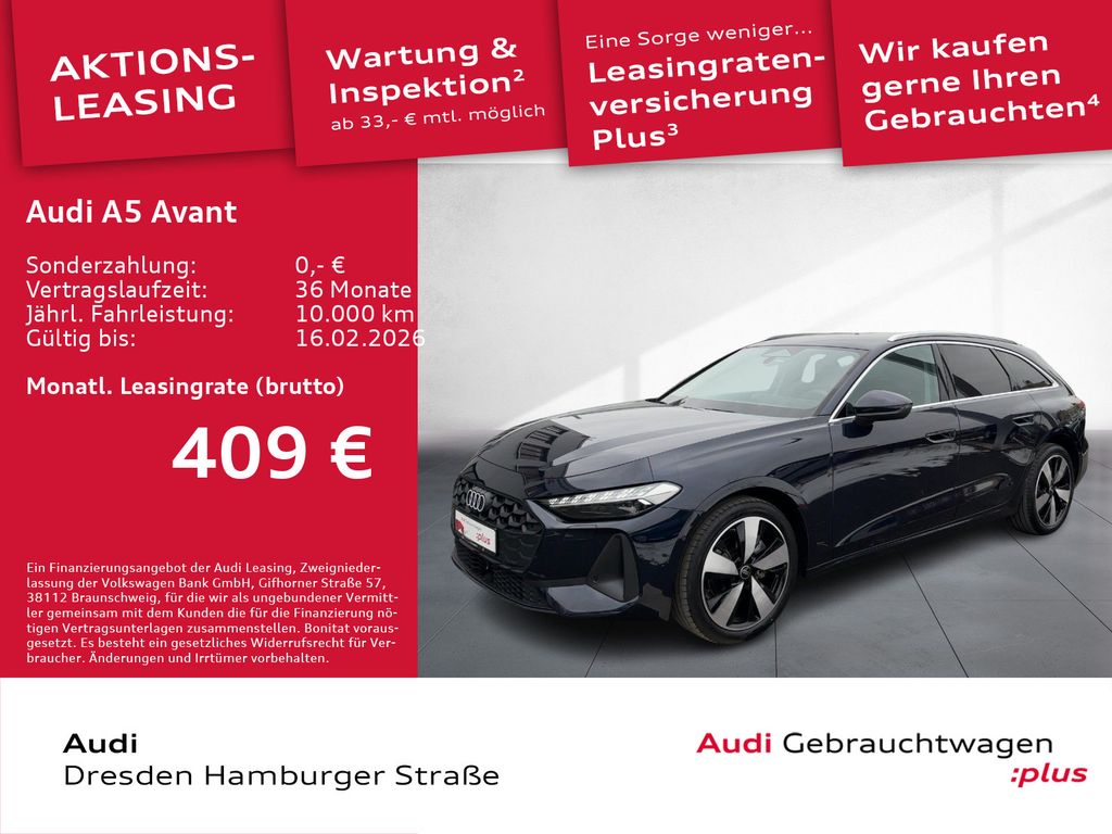 A5 Avant 2.0 TFSI Tech LED Navi AHZV S tronic