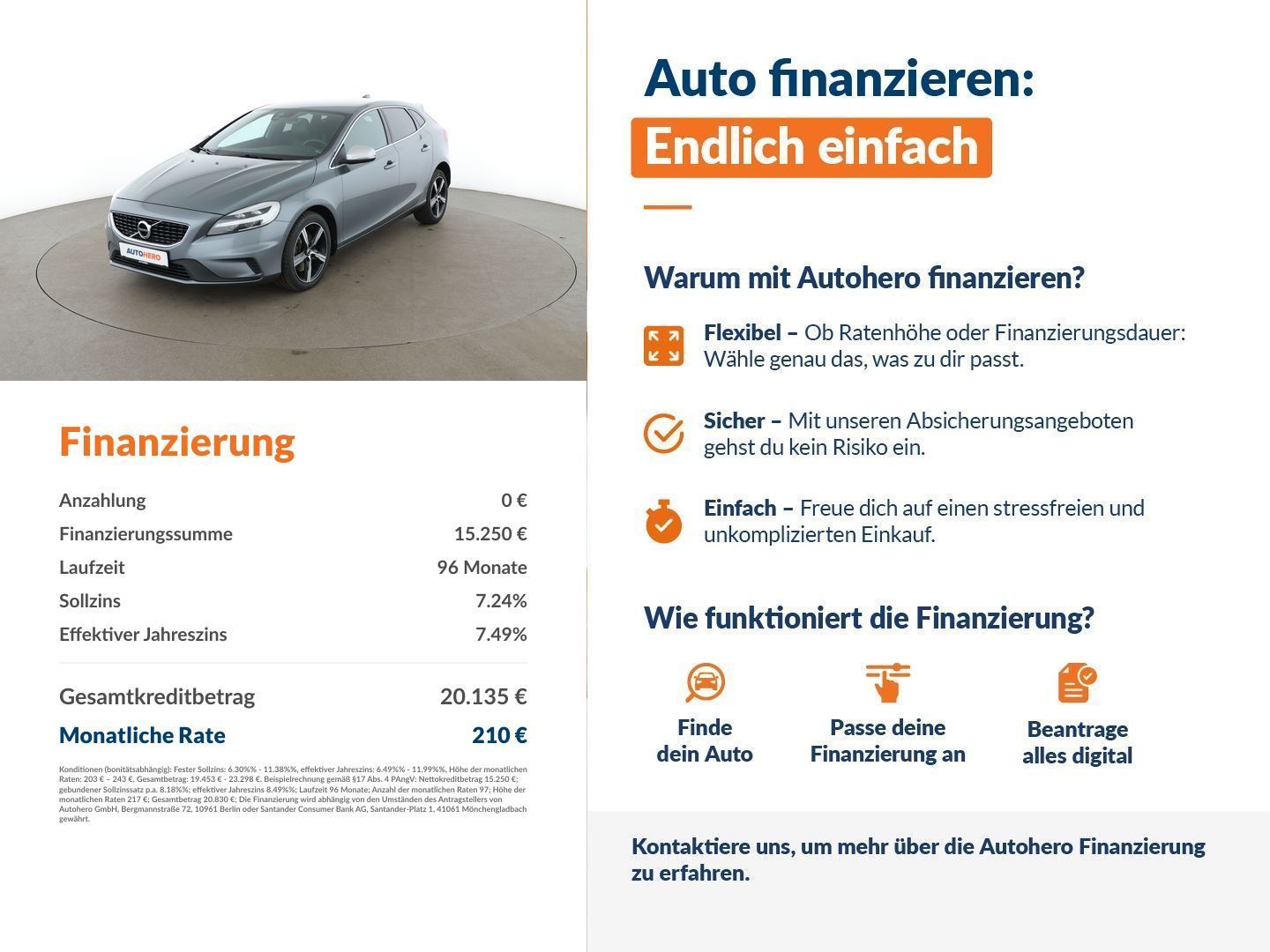 Volvo V40 2.0 D3 R-Design Aut.*NAVI*LED*TEMPO* imagem 2
