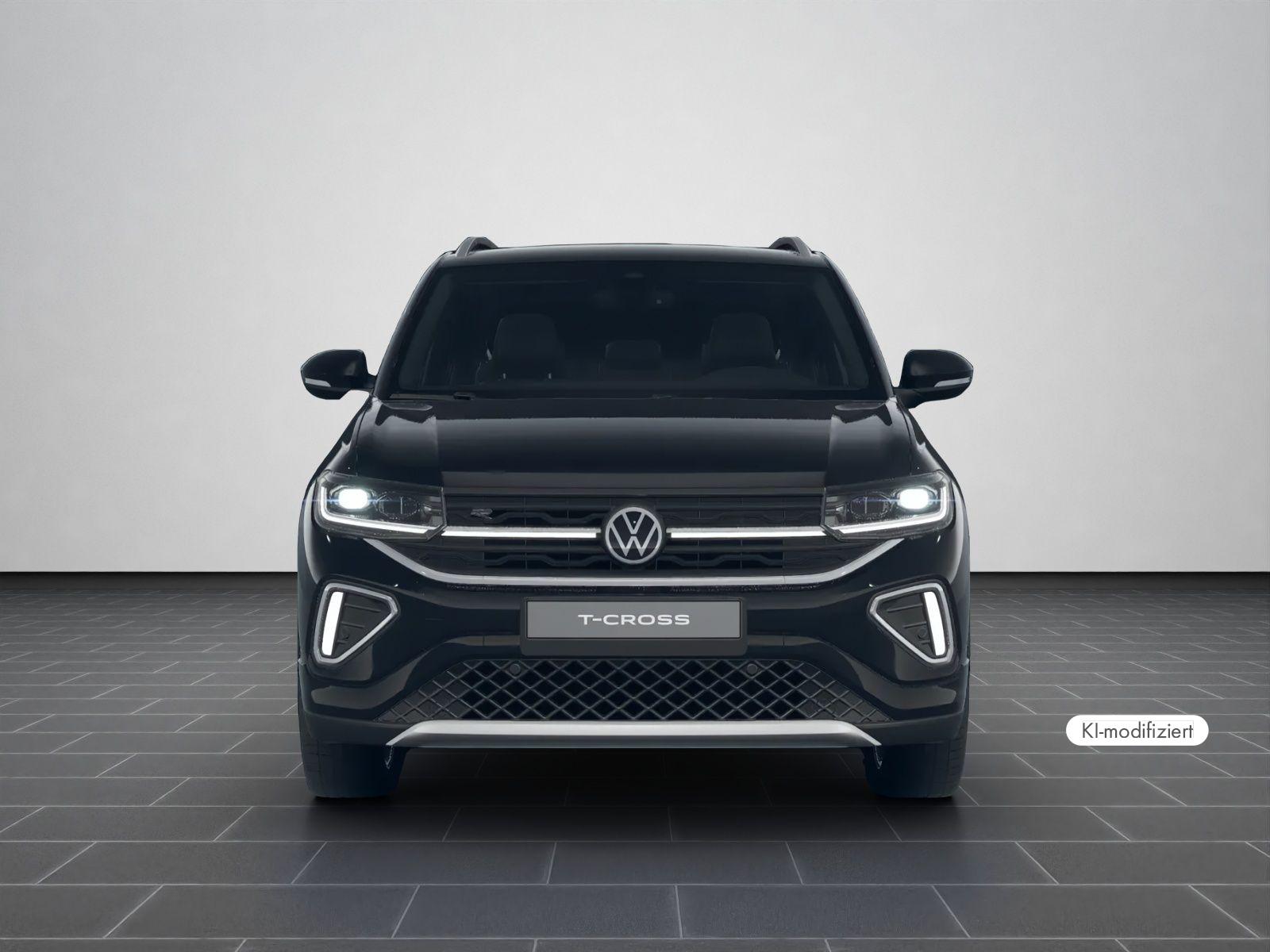 Volkswagen T-Cross R-Line 1,5 TSI DSG 18" in Schwarz/glan, миниатюра 7