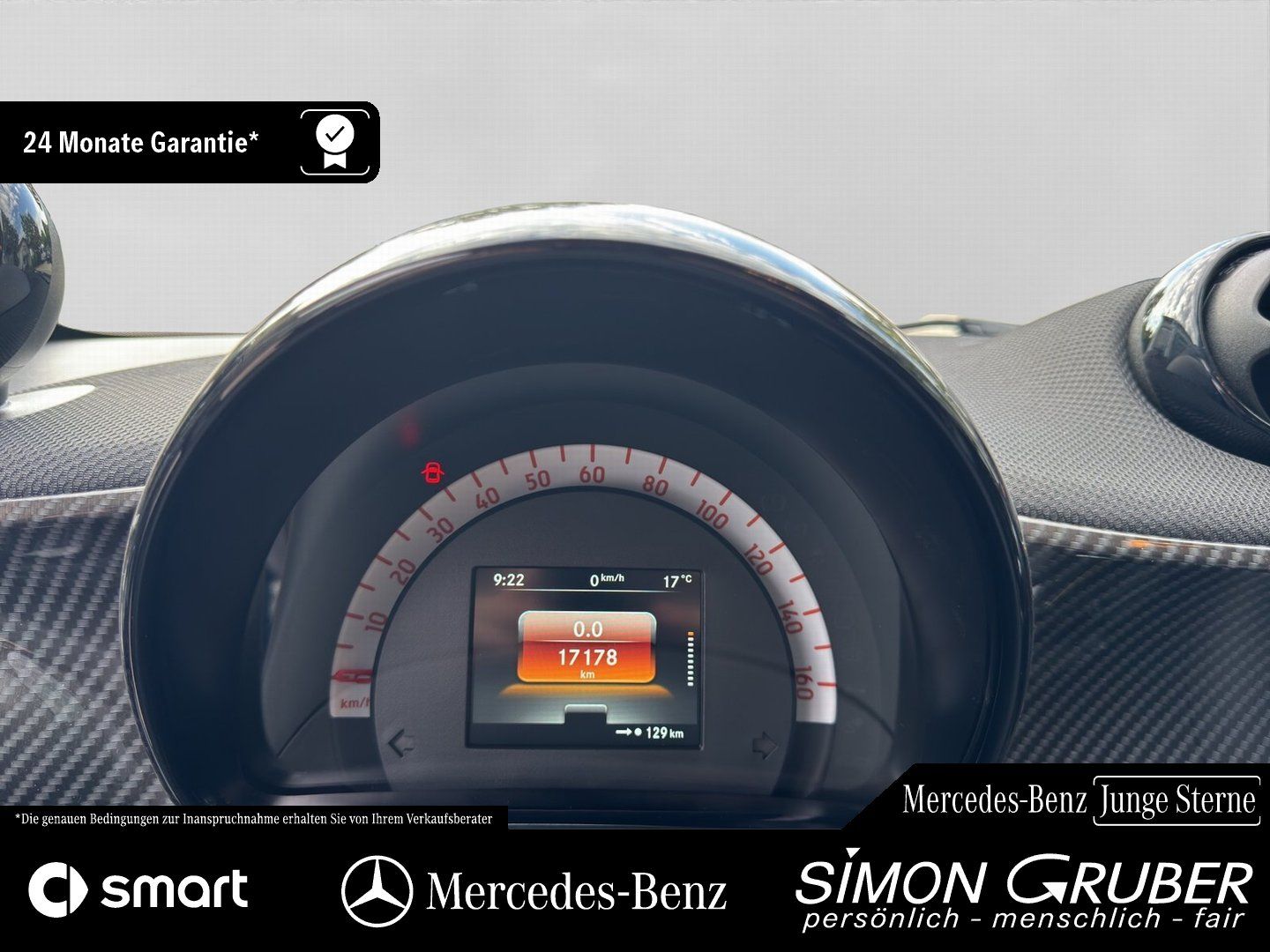 Fahrzeugabbildung Smart Smart fortwo EQ Prime Premium Leder Carbon