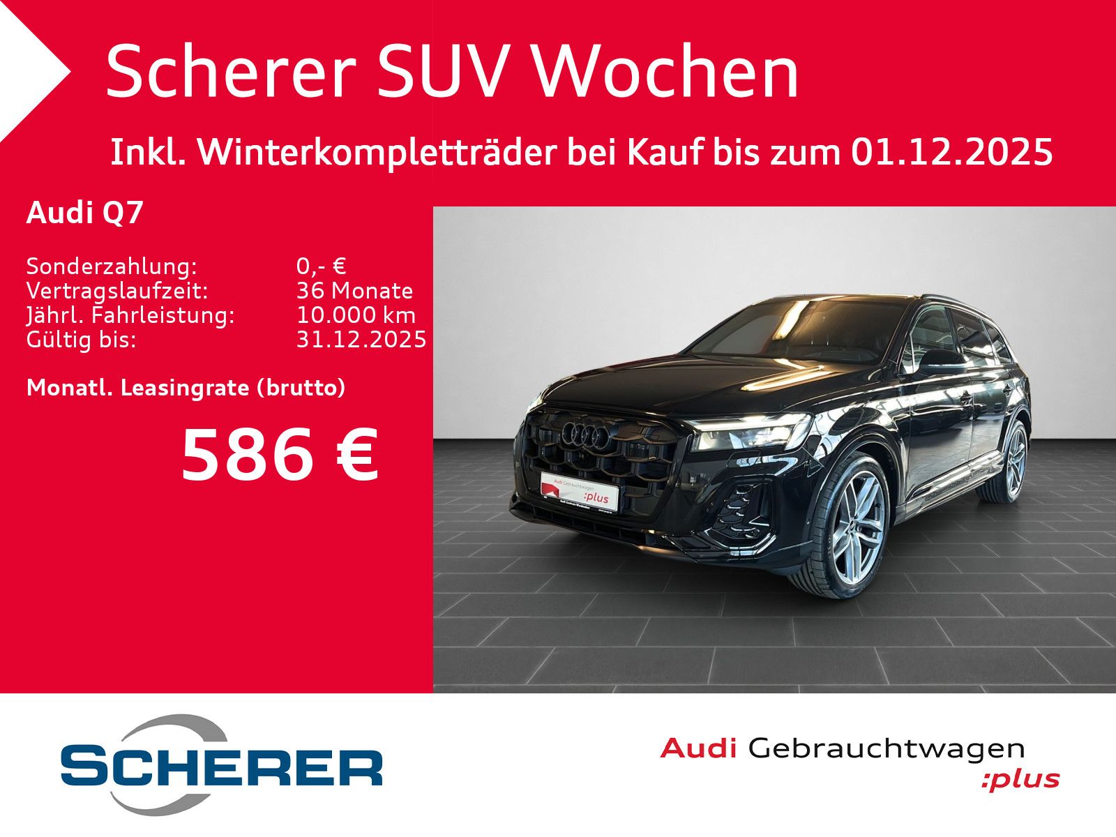 Audi Q7 45 TDI Quattro/S Line/Matrix LED/AHK