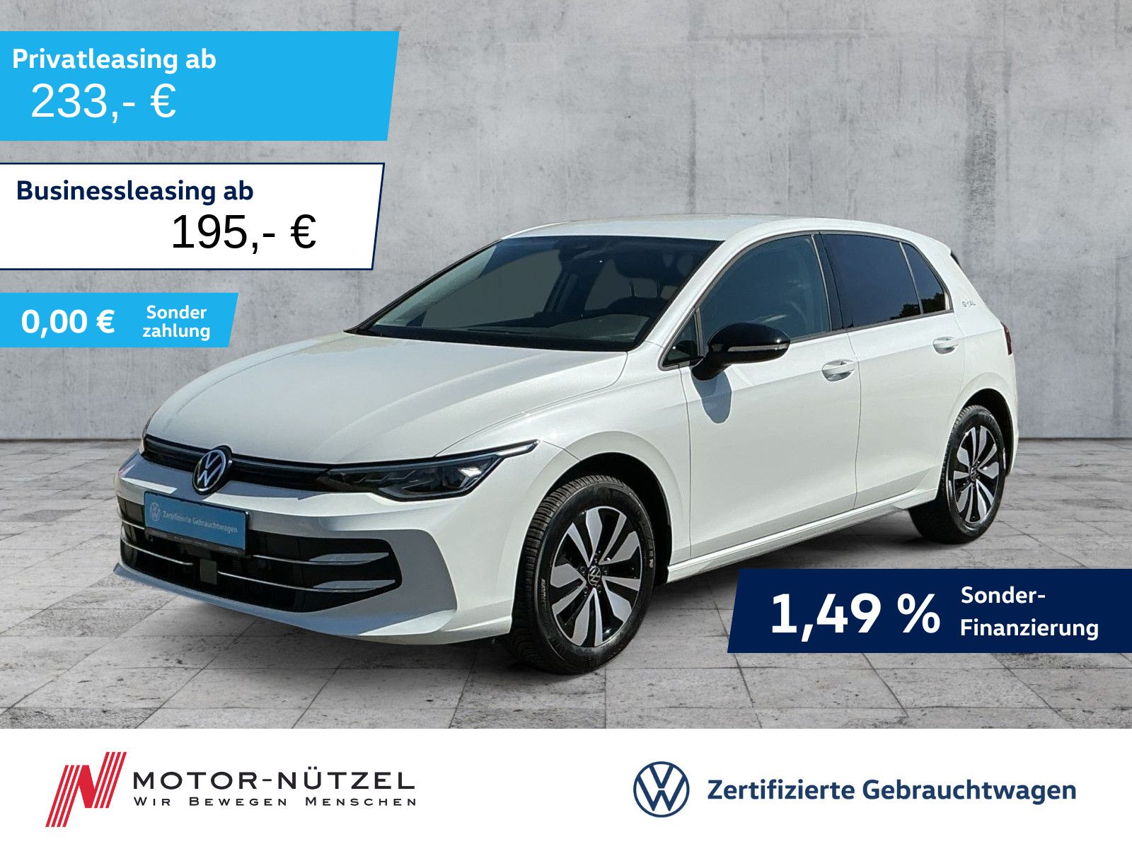 Volkswagen Golf VIII 1.5 eTSI DSG GOAL LEDplus+NAVI+AHK+ACC