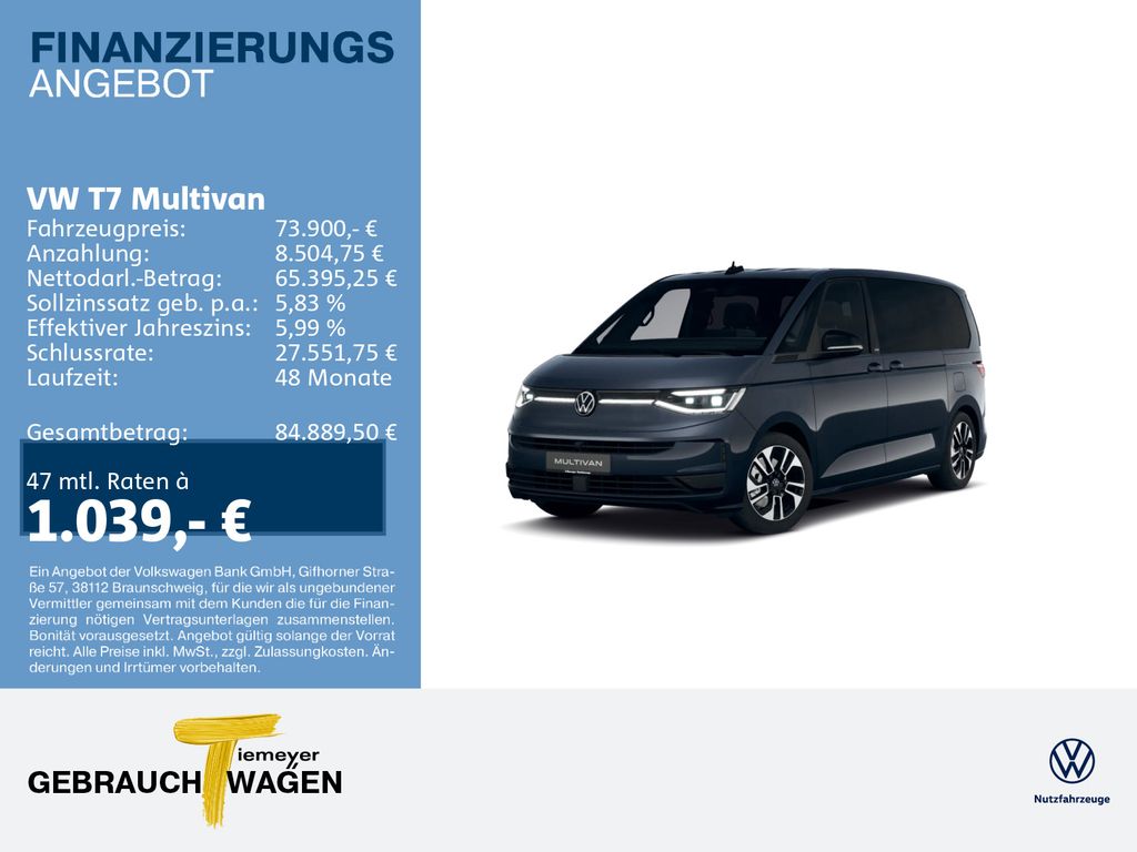 Image of Volkswagen T7 Multivan