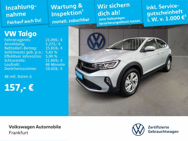 Volkswagen Taigo 1.0 TSI FrontAssist LaneAssist DAB+ LED