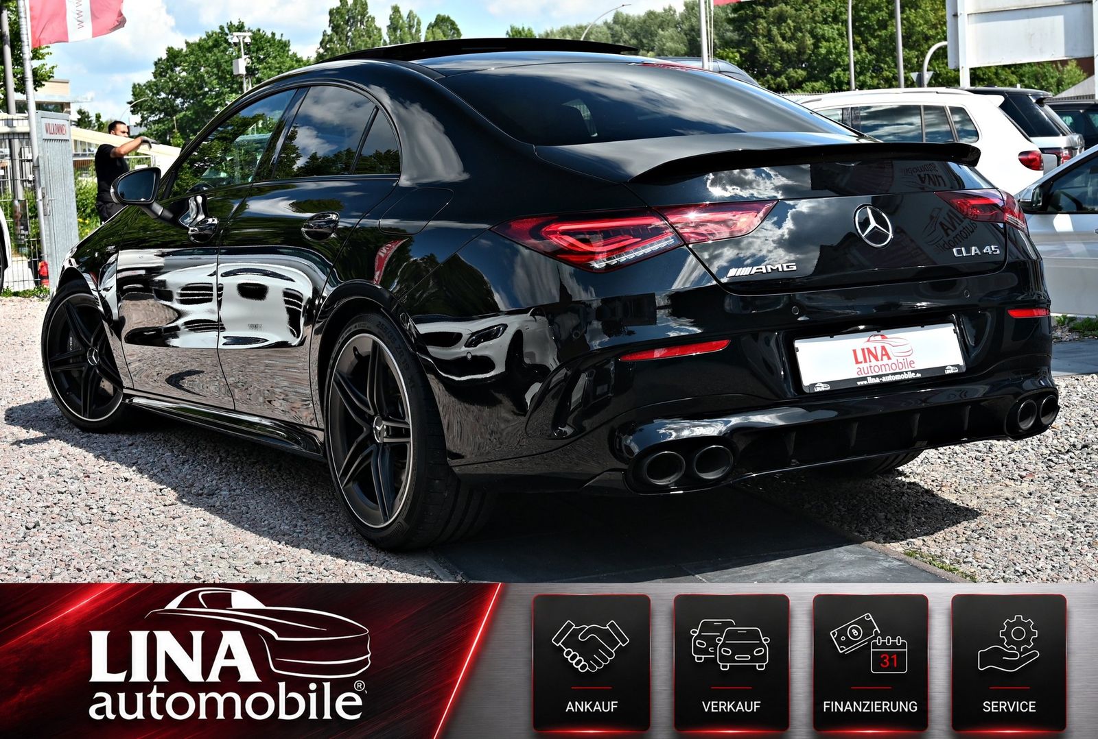 Mercedes-Benz CLA 45 AMG 4M 2.Hd AERO PANO BURMEST WIDE MBEAM foto 3