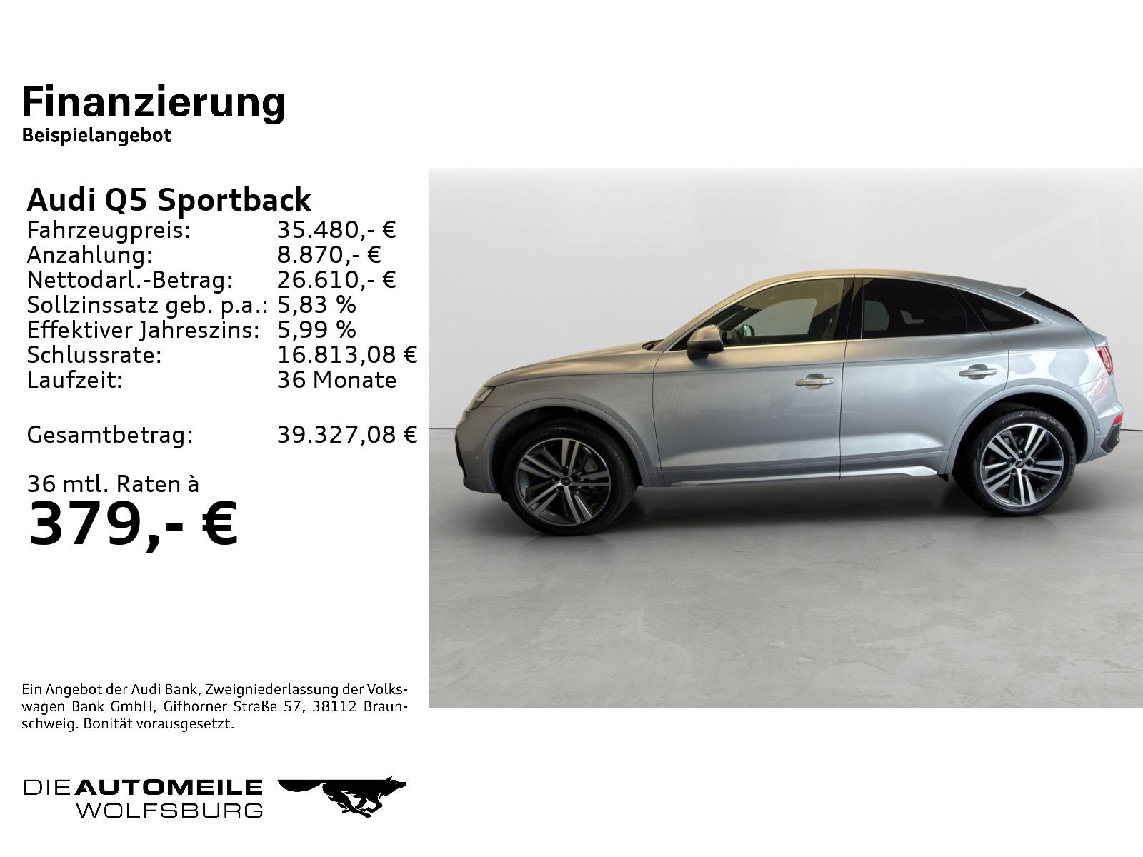 Audi Q5 Sportback 50 TDI quattro Tiptronic advanced A foto 2