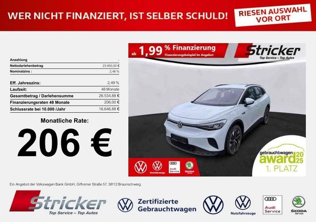 Volkswagen ID.4 Pro Performance 150/77 206,-ohne Anzahlung