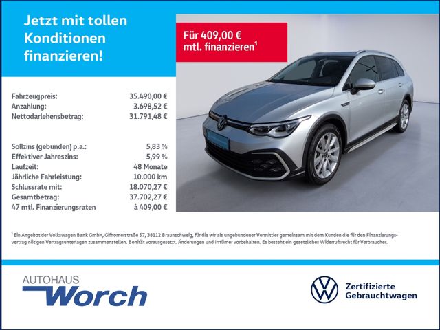 Golf VIII Alltrack 2.0 TDI DSG KAMERA+PANO+STHZ
