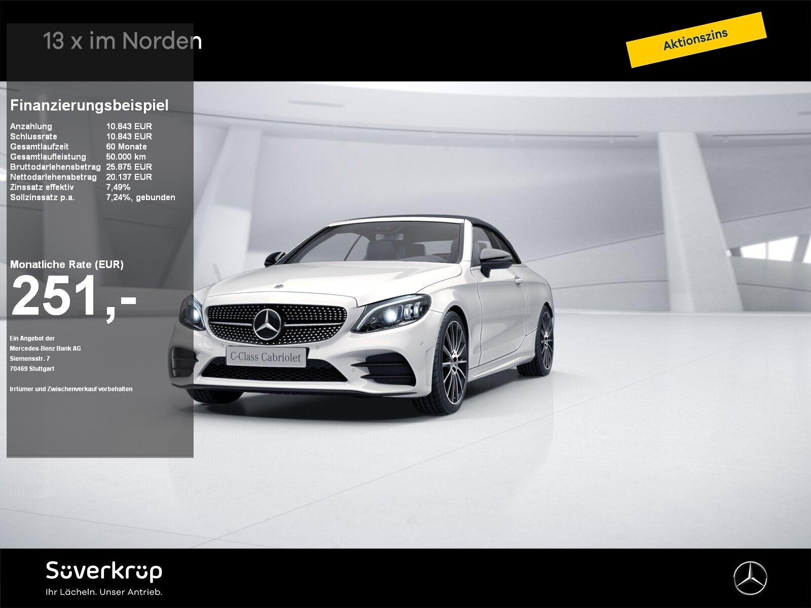 Mercedes-Benz C 300 Cabriolet AMG NIGHT MULTI AHK KAMERA SPUR