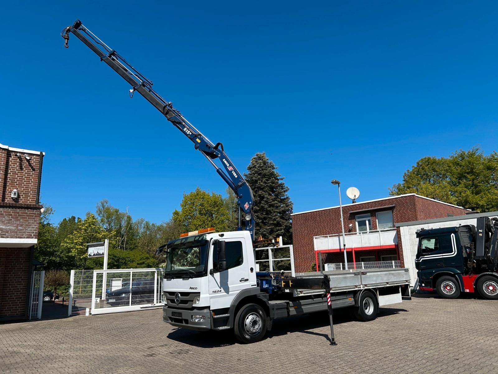Mercedes-Benz 1624 Atego Pritsche + Amco Veba Kran 4x2