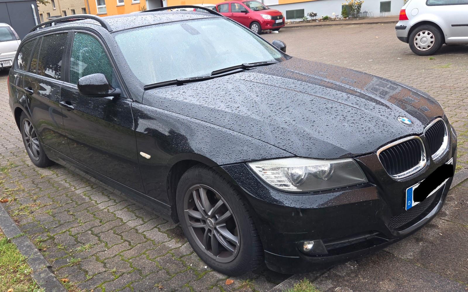 BMW 318 2009 — rear view