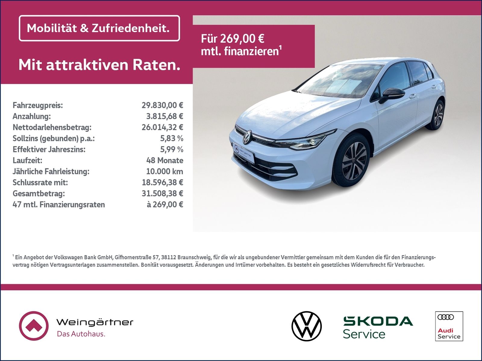 Volkswagen Golf VIII Energy 2.0 TDI, LED plus, Navi Discove
