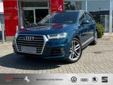 Audi Q7 50 TDI S-Line BOSE AHK+PANO+LUFT+HeadUP+MATRX - blaue Audi Q7