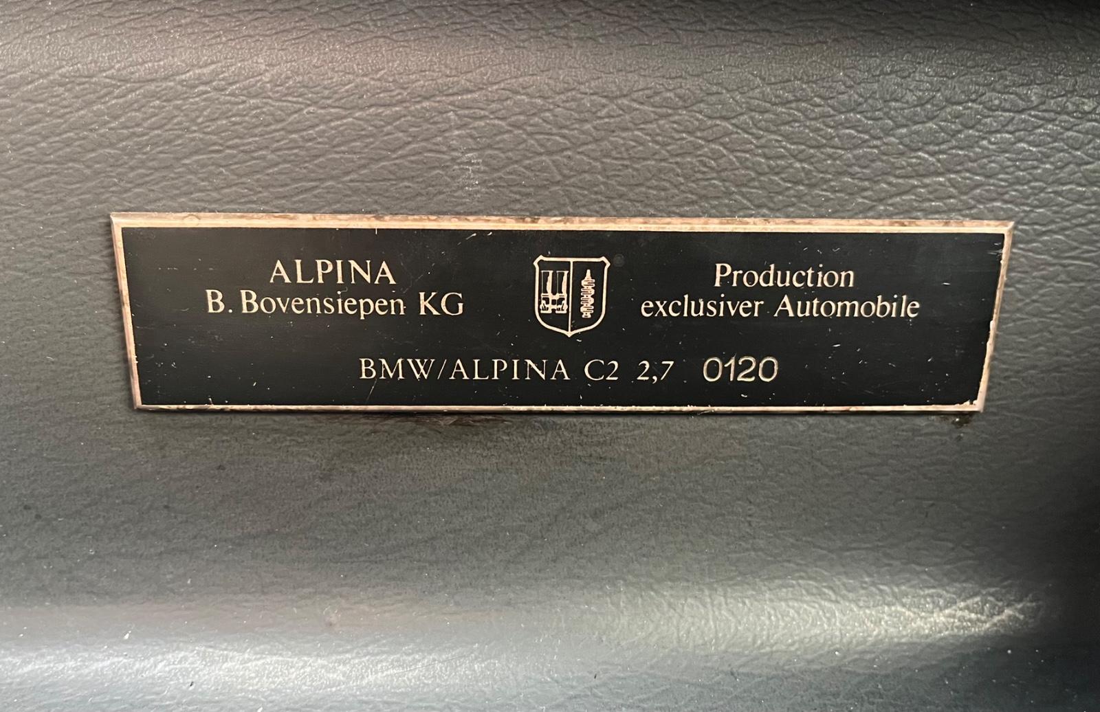 ALPINA C2 2.7 Cabrio Rarität!!!
