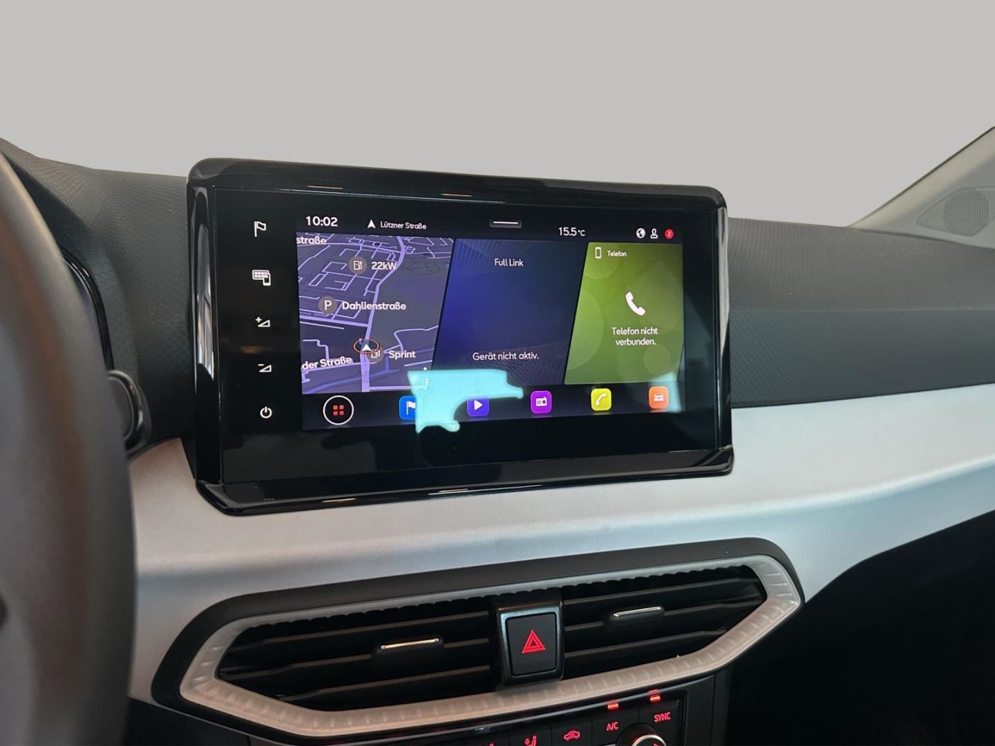 Fahrzeugabbildung SEAT Ibiza Navi Digitales Cockpit LED Apple CarPlay A