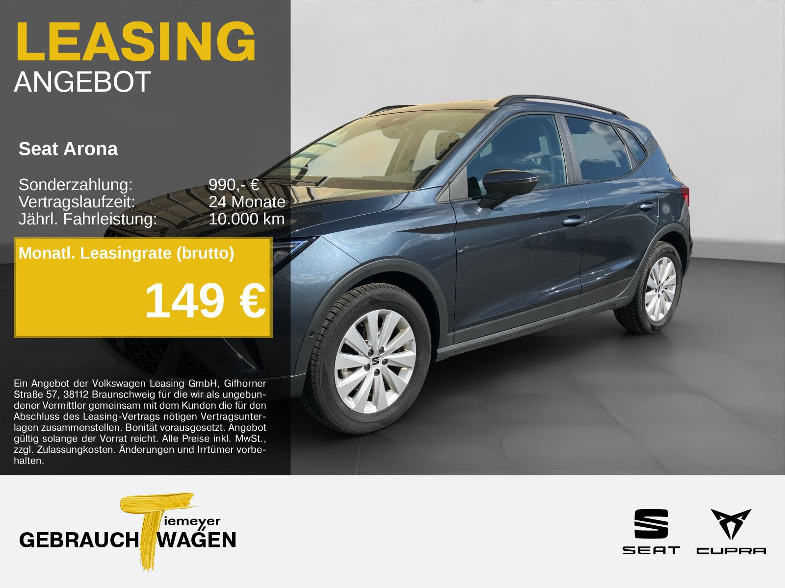 Seat Arona 1.0 TSI STYLE NAVI ACC GJR SITZHZ