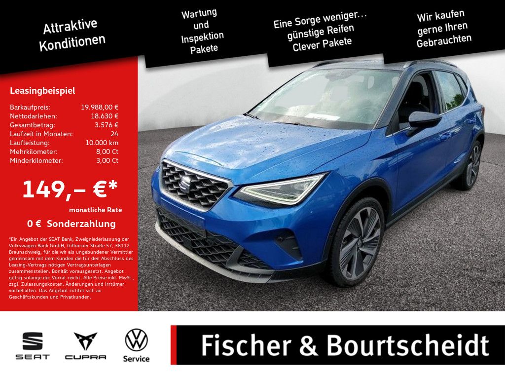 Seat Arona 1.0 TSI FR KAMERA W-LAN AHK ACC FACEL. LED