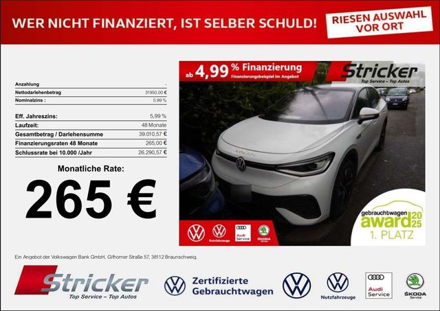 Volkswagen ID.5 Pro Performance 150/77 265,-ohne Anzahlung