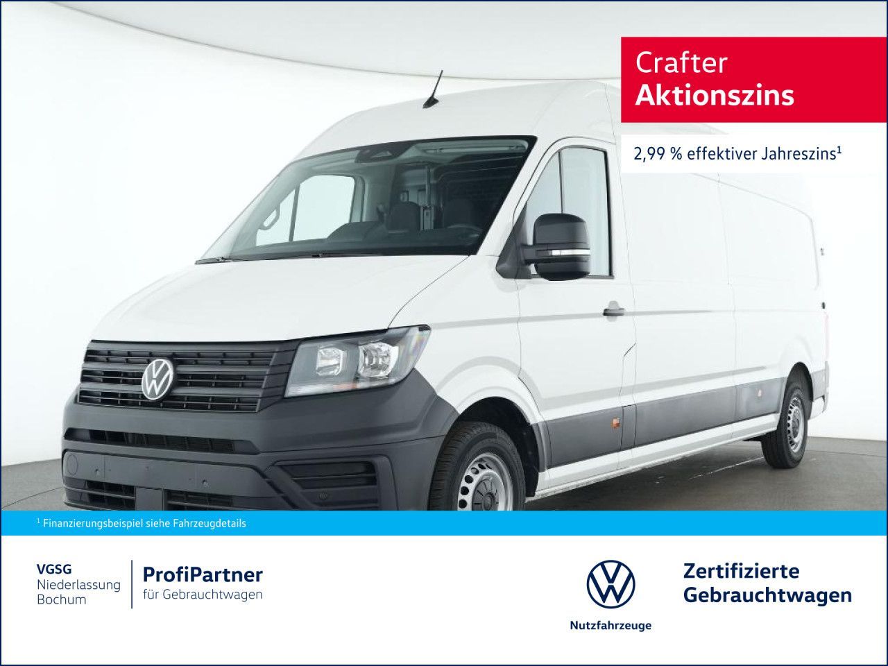 Volkswagen Crafter Kasten Lang Neues Modell Kamera GJR