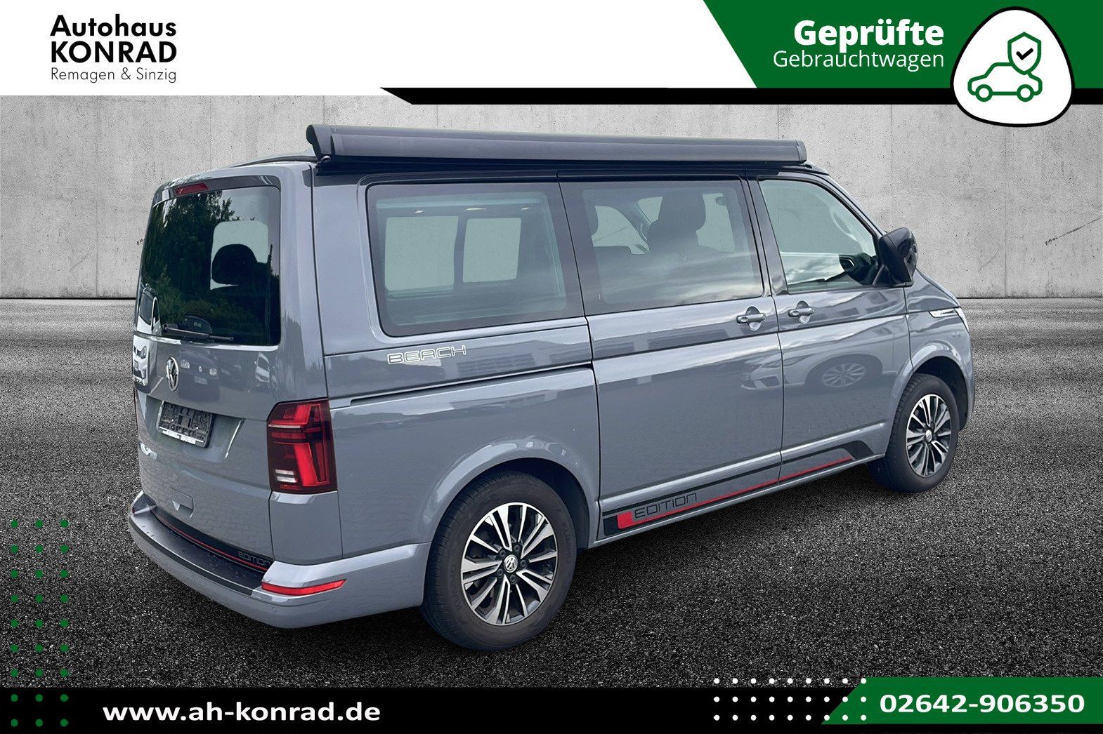 Fahrzeugabbildung Volkswagen T6.1 California Beach Edition DSG*NAVI*PDC