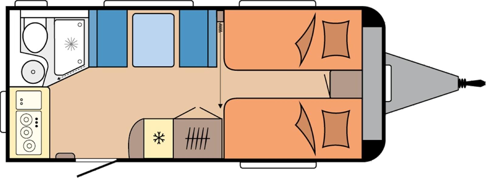 Hobby De Luxe 460 SL Mover / Autark/ Ambiente 