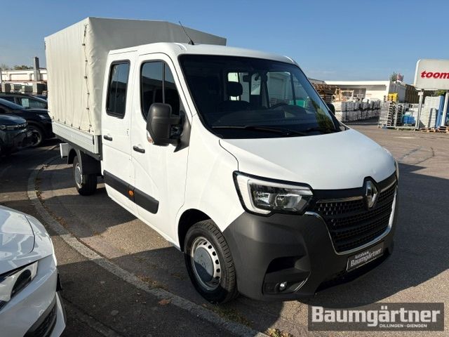 Fahrzeugabbildung Renault Master DoKa dCi 135 3,5t L2H1 Pritsche/Plane - mit KI generiert/bearbeitet