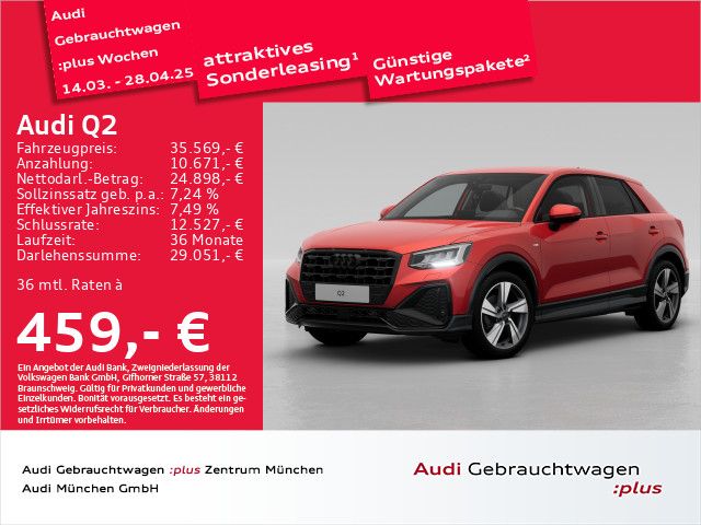 Audi Q2 35 TFSI S tronic S line AHK/Navi+/ACC