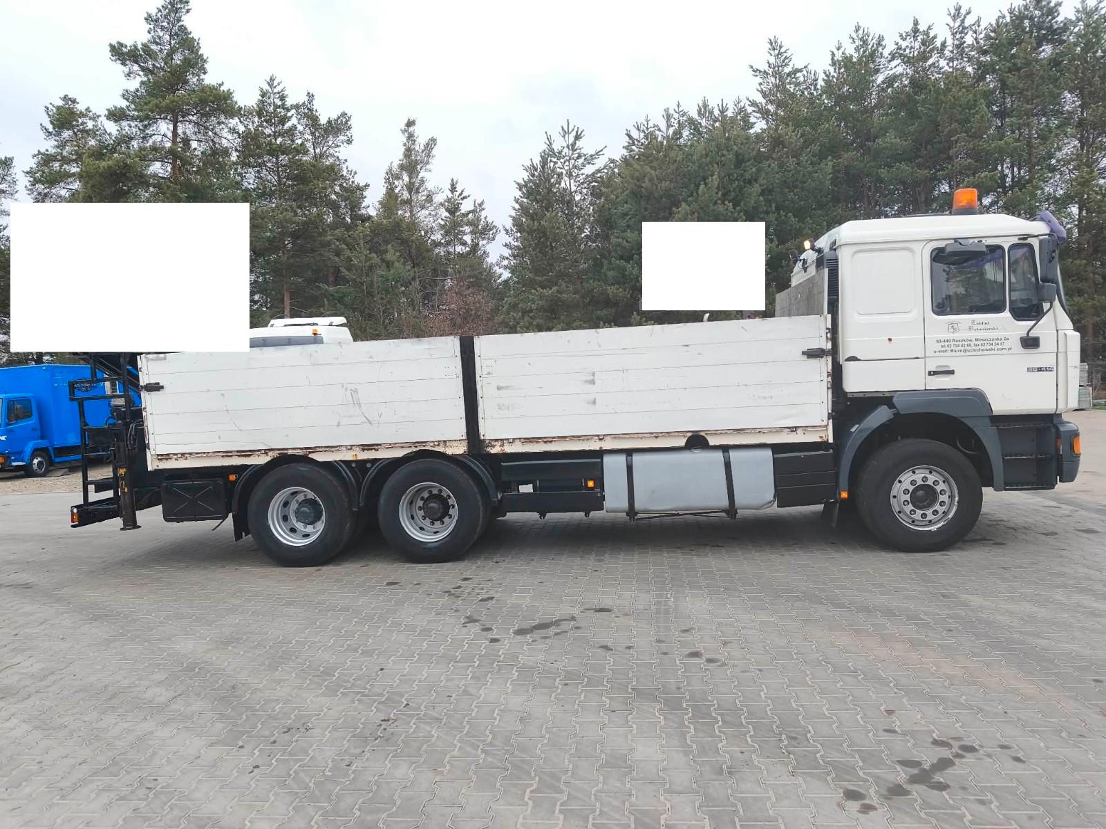 MAN 26.414 6x4 blatt/luft Manual ZF