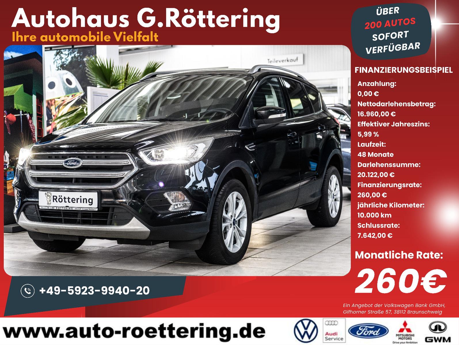 Ford Kuga Titanium 260,- ohne Anzahlung