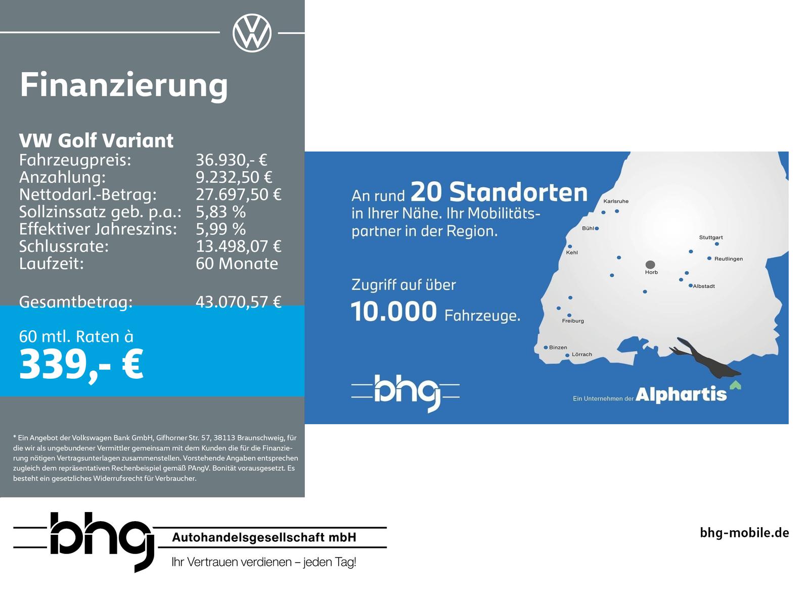 Volkswagen Golf Variant 2.0 TDI DSG R-Line, миниатюра 3