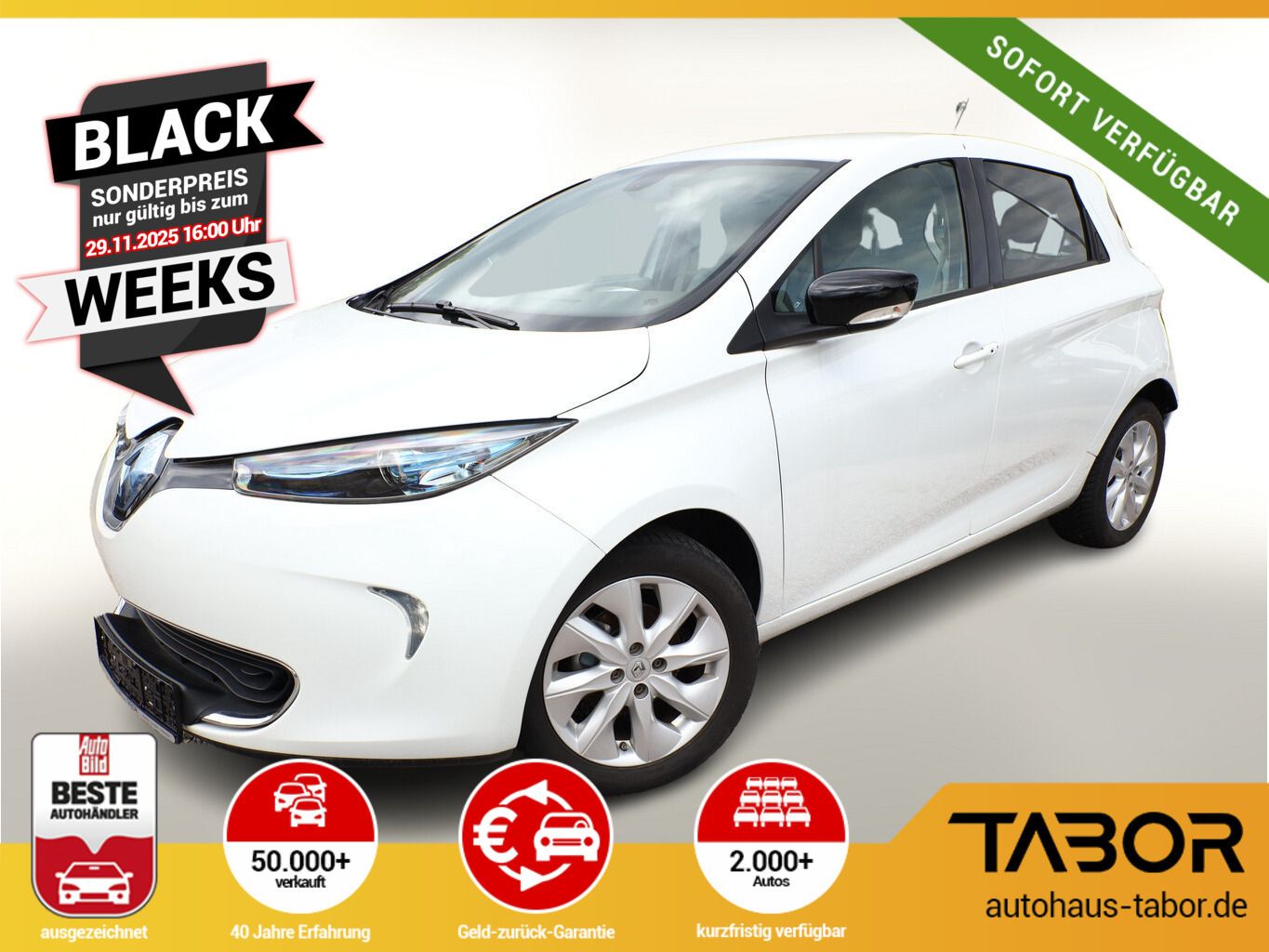 Renault Zoe R240 Zen Kaufbatterie Nav PDC Temp Klimaauto