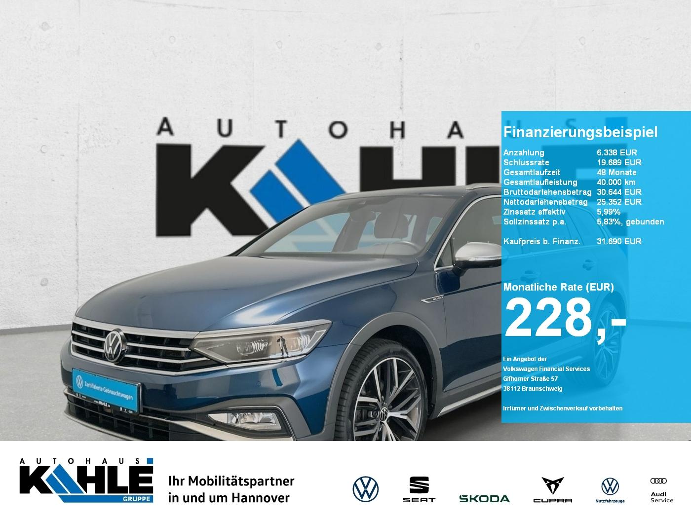 Volkswagen Passat Alltrack Var. 2.0 TDI DSG 4Motion