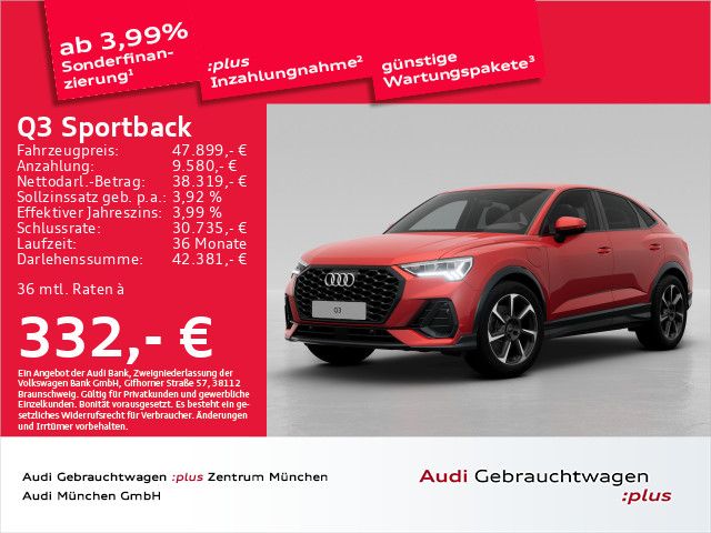 Audi Q3 Sportback 45 TFSI e S tronic S line ACC/Virtu