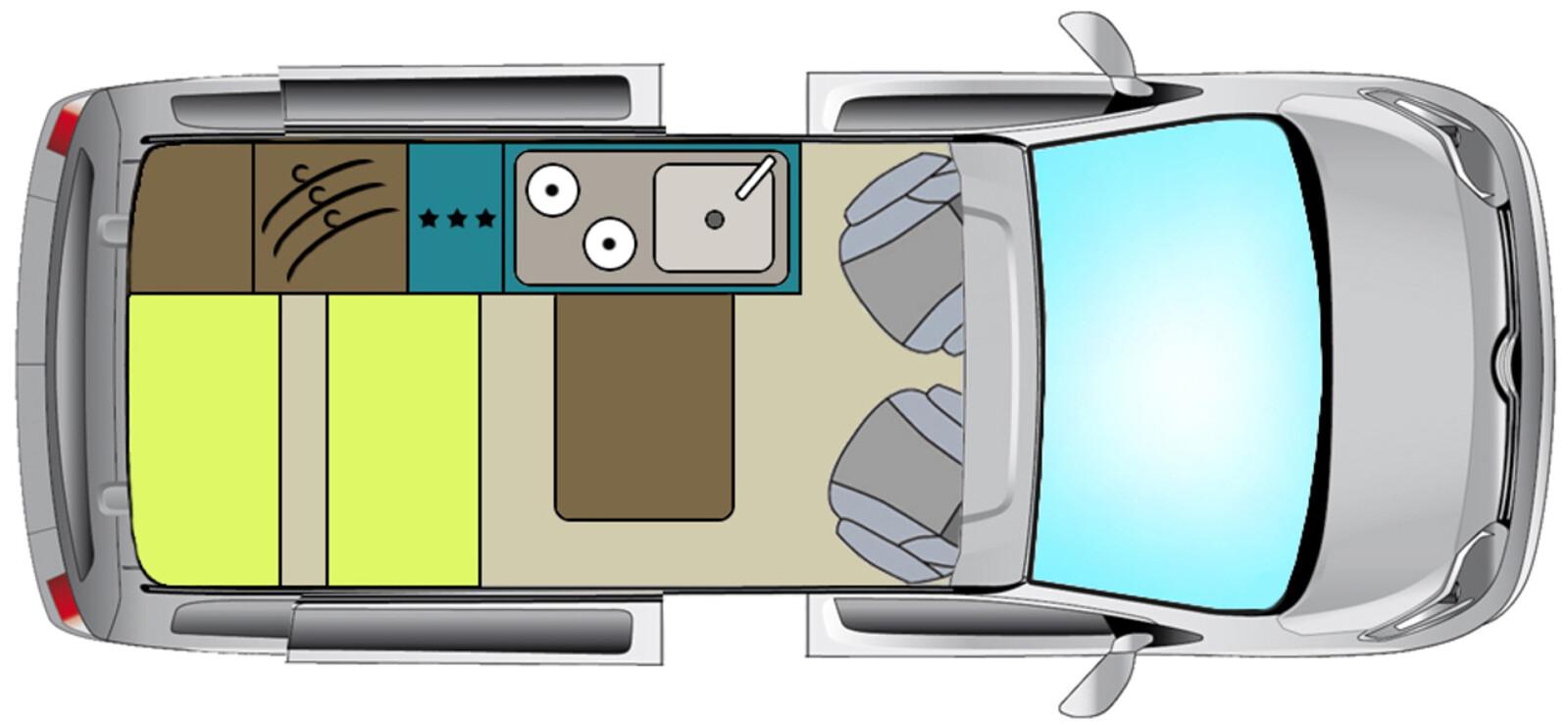 Pössl Campster # 1.HAND#AUTOMATIK#SCHLAFDACH#NAVI#AHK