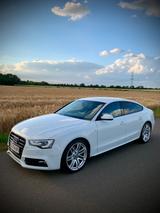 Audi A5 2.0 TDI 140kW S tronic quattro Sportback - - Audi A5: Weiß, Scheckheftgepflegt