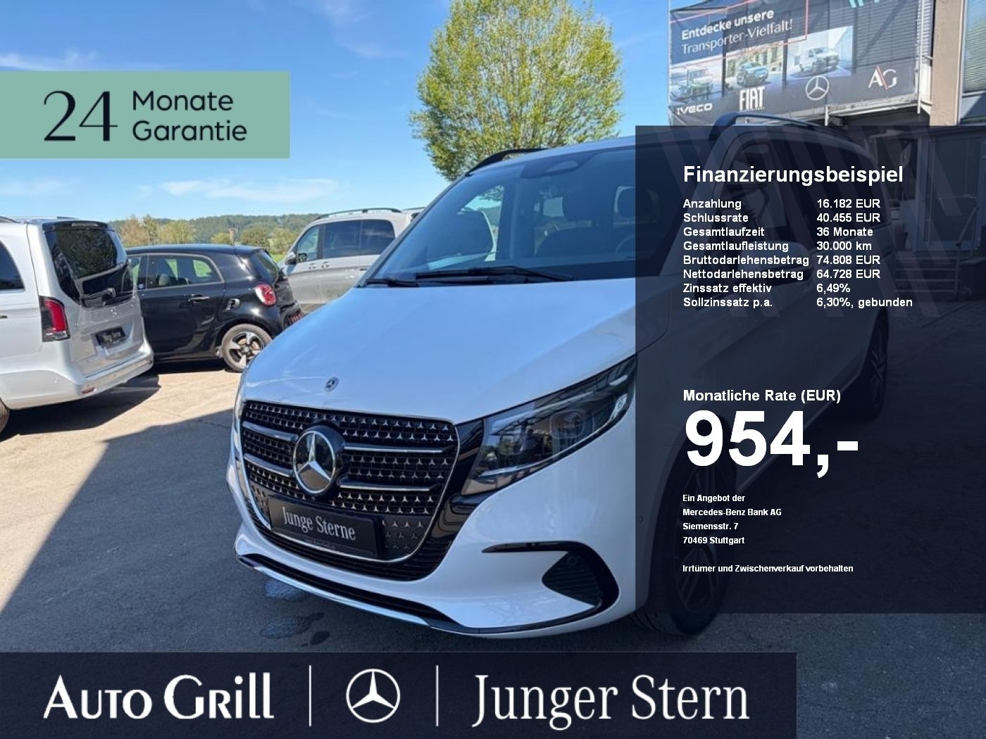 MERCEDES-BENZ V 300 d 4MATIC AVANTGARDE Lang Avantgarde Leder
