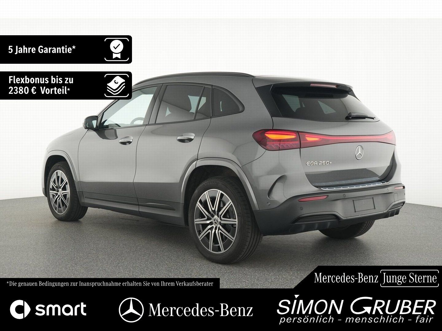 Fahrzeugabbildung Mercedes-Benz EQA 250+ AMG Night Pano Burm HUD Leder 360 AHK