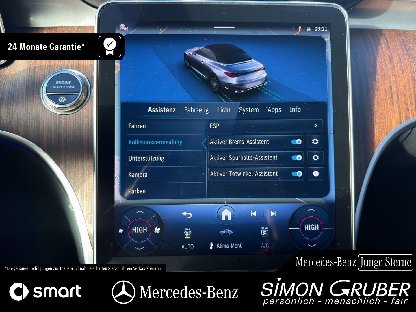 Fahrzeugabbildung Mercedes-Benz CLE 450 4M Cabrio Sitzklima Standhzg. 360 AHK