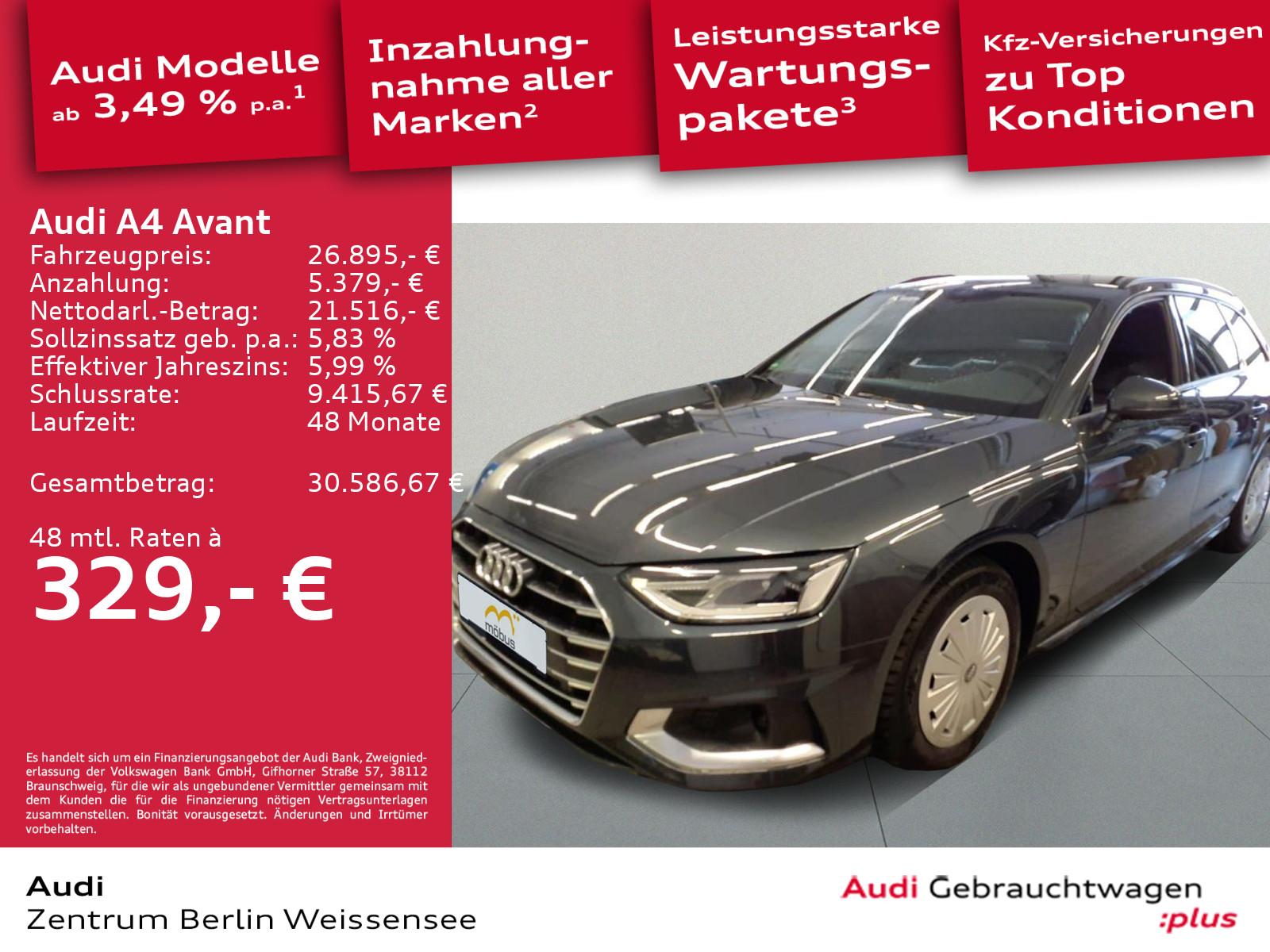 Audi A4 Avant 35 TFSI*LED*RFK*APP*MFL*VC*ACC*MEMORY**