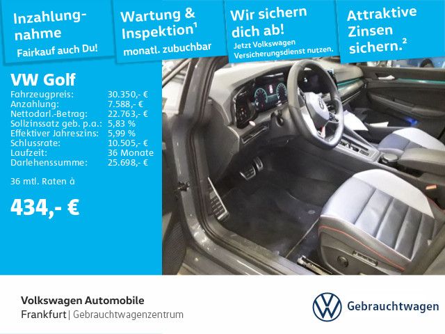 Volkswagen Golf VIII 2.0 TSI DSG GTI Navi IQ.Light ACC DCC