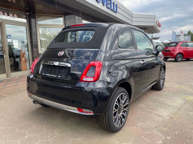 Fiat 500C Dolcevita Navi 16" LM-Felgen Verdeck schwar