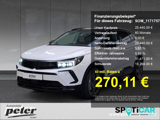 Opel Grandland 1.2 Turbo GS Line Automatik Leder Allw
