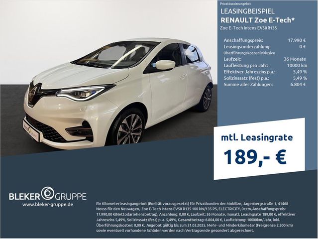 Renault ZOE E-Tech Intens EV50 R135