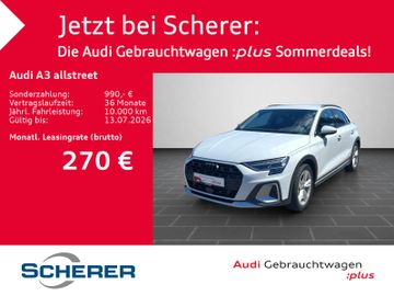 Audi Leasingangebot: Audi A3 allstreet 40 TFSIe ACC INTERFACE AHK KAMERA S