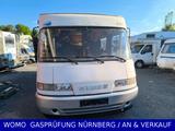 HYMER / ERIBA / HYMERCAR 7,5 M/3xAchse/Festbett/Klima 12/220V/3*Solar/Tüv - HYMER / ERIBA Rundsitzgruppe Diesel Integrierter