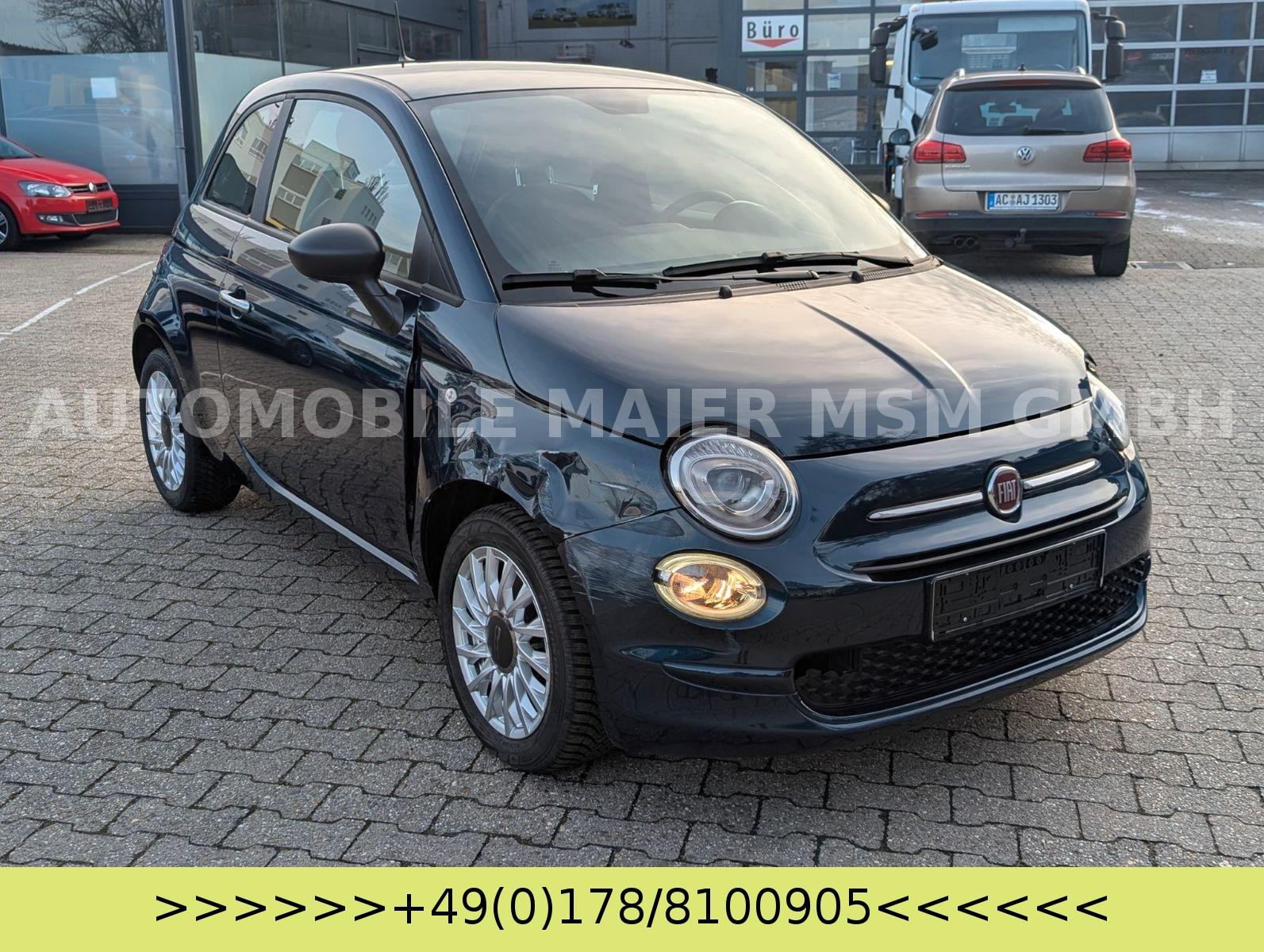 Fiat 500 Hybrid Klima Tempomat EFH Carplay